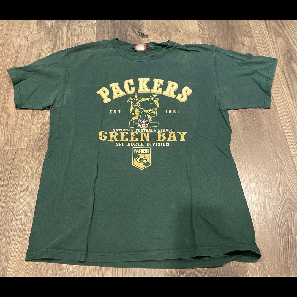 Green Bay Packers Shirt, Men’s Large